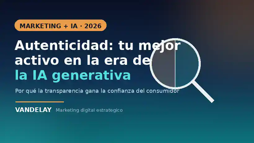 Marketing auténtico con IA: la autenticidad como activo de confianza en 2026