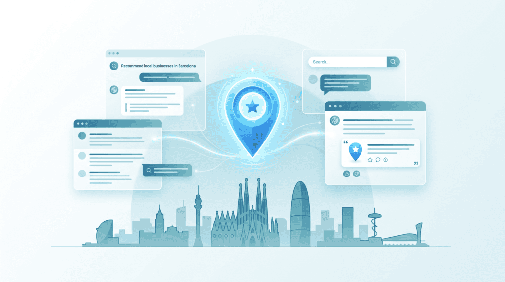 Cómo aparecer citado en ChatGPT, Gemini y Perplexity: GEO para empresas en Barcelona