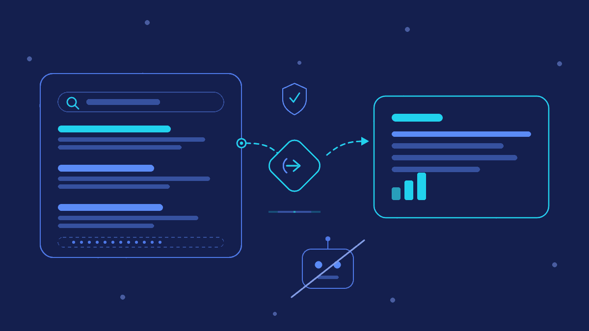 Redirecciones goto de Google: el enlace de los resultados pasa por un salto intermedio antes de llegar a la web de destino, lo que impide leer la URL en el código